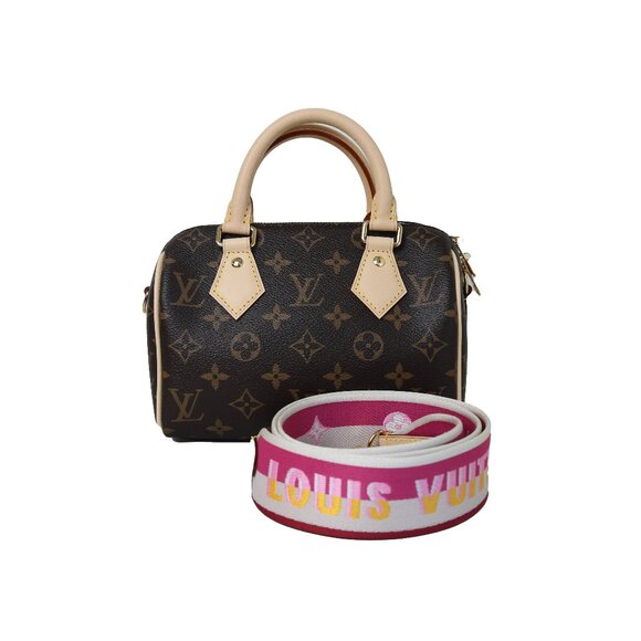 Louis Vuitton Speedy Bandouliere 20 Monogram Fuchsia - Picture 1 of 3